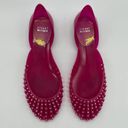 Stuart Weitzman Jealous  Jelly d'Orsay Flat - Raspberry - 38 Photo 1