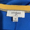 Umgee  Womens Size Medium Multicolor Colorblock Waffle Knit Blouse Top Photo 4