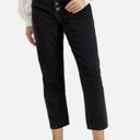 INC Vintage Wash Faded Black High Rise Button-Fly Mom Jeans Size 10/30 Photo 0