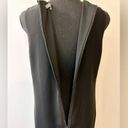 Vince  Leather Trim Strapping Dress in Black Size 10 Photo 6