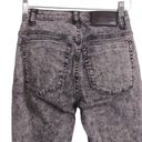 One Teaspoon  Womens Jeans High Waist Freebird II Tapered Gray Distressed Fray 26 Photo 7