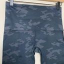 Spanx  Lamn Biker Shorts Black Camo 7” High Waist Size L Activewear Seamless Photo 3