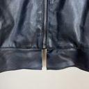 ZARA  Faux Leather Cropped Jacket Size Medium Photo 2