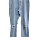 Meshki  Denim Womens Pia Split Side Wide Leg Jean Light Blue Photo 5