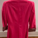 Christian LaCroix Vintage  Bazar Hot Pink 100% Wool Boho Blazer, size 40 or US 8 Photo 1