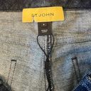 St. John  DARK RINSE EMBELLISHED BOOTCUT JEANS SIZE 8 Photo 4