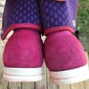 Crocs  Pink Suede Fold Over High Top Sneakers Womens Size 6 Photo 7