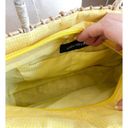 Vintage Y2K Braided Straw Fruit Bag Picnic Summer Boho Cottagecore Peasant Yellow Photo 3