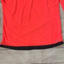 Avia women S Longsleeve Crewneck activewear top w/mesh side sleeves orange/black Photo 8