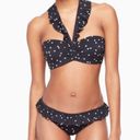 Kate Spade  Anna Maria Island Black & Pink Polka Dot Bikini Size Medium NWT Photo 2