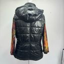 New York & Co. Shiny Black Hooded Quilted Puffer Vest Women’s Size Medium Photo 4