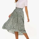 Floral Pleated Midi Skirt Multi Size M Photo 0