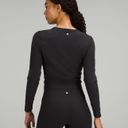 Lululemon Long Sleeve Ruched Athletic Top Photo 3