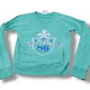 PINK - Victoria's Secret  Sweatshirt Size Small Embroidery 86 VS Pink Royalty Print  Photo 0