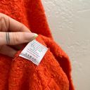 Sweaty Betty NEW  Orange Boucle Side Zip Turtleneck Sweater Photo 6