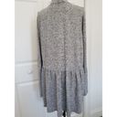 Gibson  Look Cardigan Womens Open Front Long Sleeve Gathered Back Heather Gray XL Photo 2