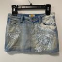 Antik Denim Women Mini Skirt Size 24 Photo 0