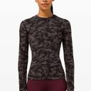 Lululemon  2021 Runderful Long Sleeve Heritage Camo Black Lunar Rock swiftly sz 6 Photo 1