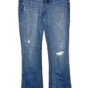 Abercrombie & Fitch VINTAGE  Y2K Mid Rise Bootcut Distressed Denim Jeans Size 4 Photo 0