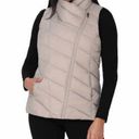 Nicole Miller  Original Vest Quilted Lightweight Size Small Cream Beige NWT Photo 1