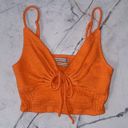 Urban Outfitters  Orange Terry Cloth Tank Top Photo 2