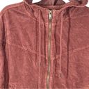 American Eagle AEO Corduroy Cropped Bomber Jacket Size Medium Photo 3