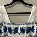 Moda  INTERNATIONAL Grecian Embroidered Floral Cotton Dress, Size 2 Photo 7