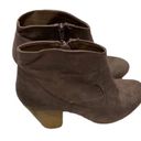 Charlotte Russe  Beige & Tan Heeled Booties Women’s Size 9/ 9.5 Suede Material! Photo 0