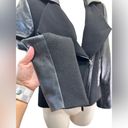 Etcetera  JACKET BLAZER COAT BLACK CROPPED LEATHER Photo 4