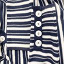 Tracy Reese  Cashmere Blend Navy & Ivory Nautical Striped Sweater Size Medium Photo 12