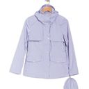 Cole Haan  Water Repellent Hooded Parka Lavender Photo 2