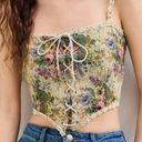 Cider Secret Garden Corset Crop Top Photo 0