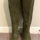 Donald Pliner Gorgeous suede olive green  boots in excellent condition. Sz 8.5 Photo 1