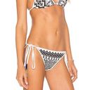 Rococo NWOT  Sand M Black White Bottoms Beaded swim Photo 4