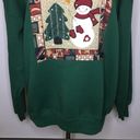 Hanes Vintage Emerald Green Christmas Sweater Premium Weight Heavy Sweater XL Photo 3