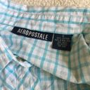 Aeropostale Vintage Y2K Plaid Pearl Snap Button Down Western Shirt - Sz Small Photo 9