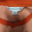 Pendleton  orange striped tee size xl Photo 4