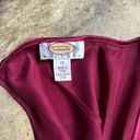 Talbots  Burgundy Silk Fairy Dress Photo 3