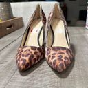 Nine West  women’s 4” animal print/fur heels   NWOT Photo 1