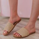 Soda Raffia Strap Woven Sandal Photo 2