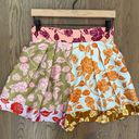 Zimmermann NWOT  The Lovestruck Spliced Silk Shorts in Mixed Roses Print Size 1/M Photo 5