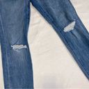 Banana Republic  Premium Distressed Raw Frayed Hem Jade Wash Skinny Jeans Sz 27 Photo 6