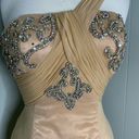 Clarisse  Champagne Mermaid Chiffon Evening Gown Wedding Prom Dress 8~Runs Small Photo 13