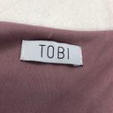 Tobi  Mauve Cold Shoulder Open Arm Blouse S Photo 1