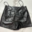 NWT House of Harlow 1960 Vegan Leather Black Shorts & Crop Top Size 8 Photo 11