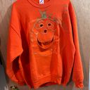 Jerzees Vintage Jerzee DIY Halloween Pumpkin Crewneck Sweater Size XL Photo 0