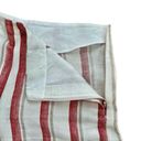 Loro Piana  Women’s High Waist Antigua Striped Linen Shorts - White, Red 44IT 8US Photo 2