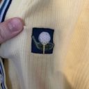 Christopher & Banks  Pale Yellow Cardigan Golf Size Medium Photo 2