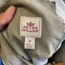 Peter Millar  Soft Leather Bomber Minimalist Preppy Moto Jacket M Photo 7