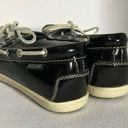 EastLand  Solid Black Womens Rosy Boat Shoes  Lace Up Leather Size 7M Photo 4